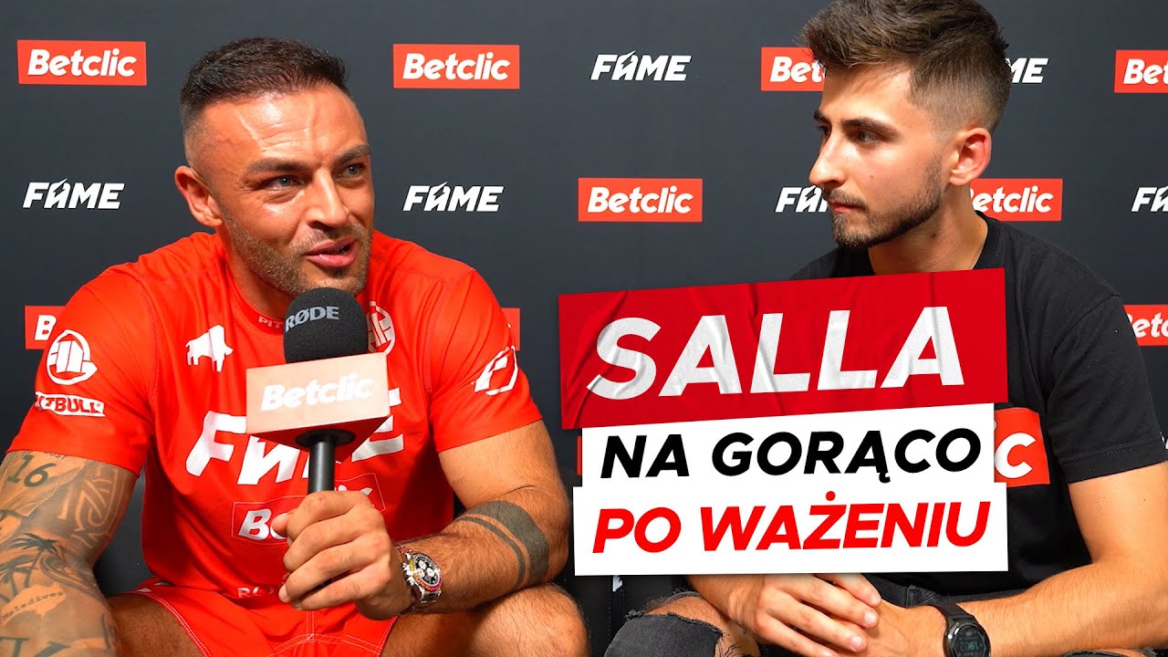 ROGER SALLA O RYWALU: CZUJĘ DO NIEGO NIESMAK! | WAŻENIE FAME FA2