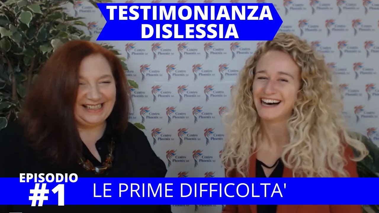 Testimonianza Sulla Dislessia - Le prime difficoltà  [1 di 9]