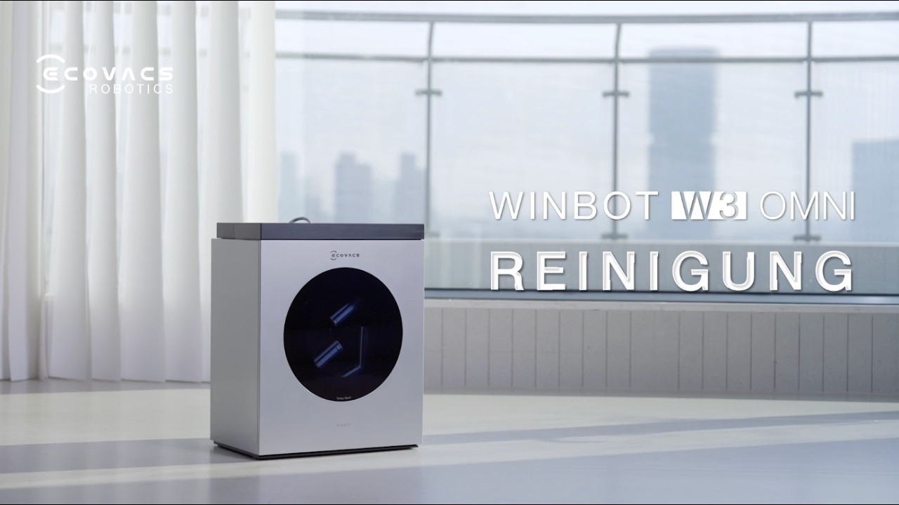 How to: Erstklassige Fensterreinigung mit dem WINBOT W3 OMNI – Reinigung