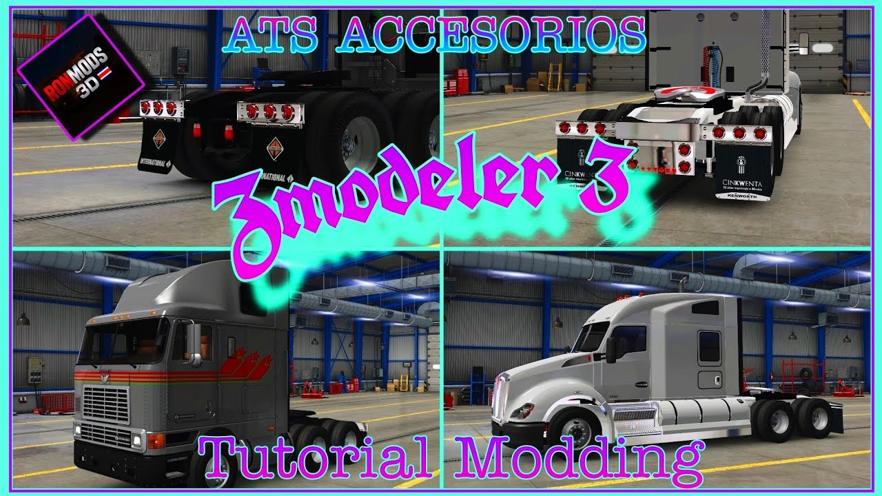 ATS MODDING | COMO Poner Accesorios de un Camion a Otro | ZMODELER 3 GUIA COMPLETA