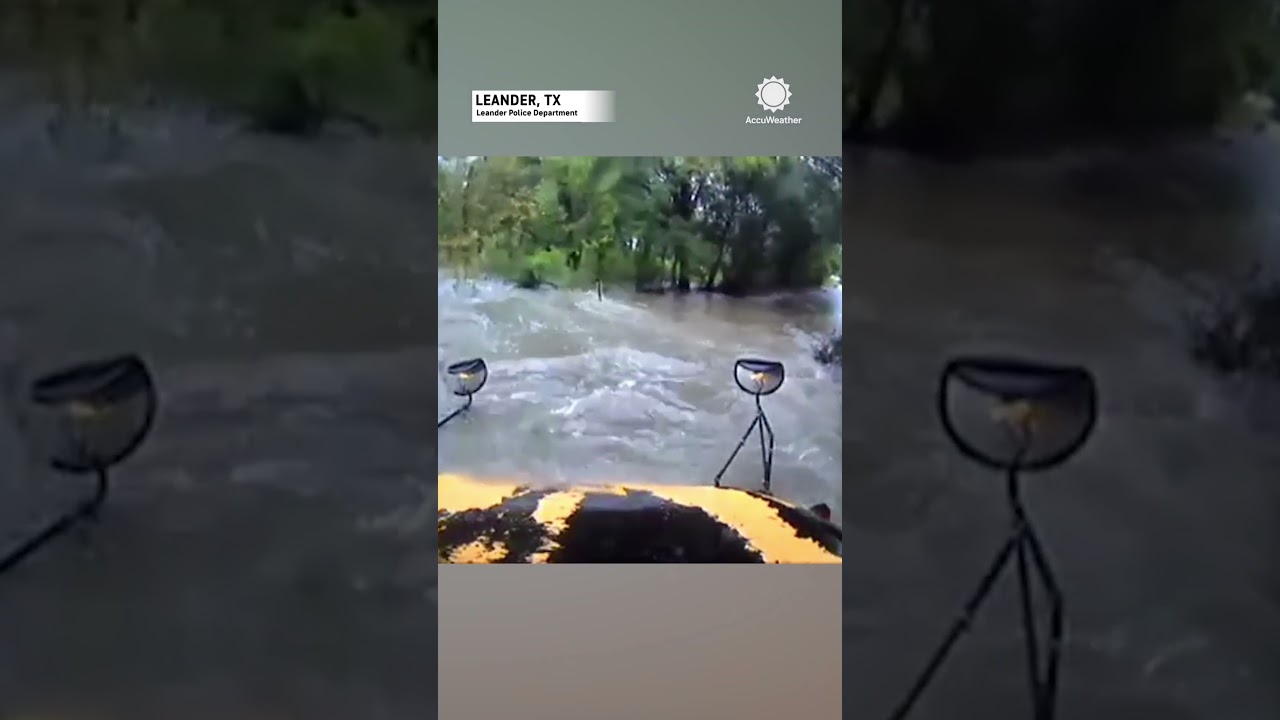 Floodwater Sweeps School Bus Away With Child Inside | AccuWeather