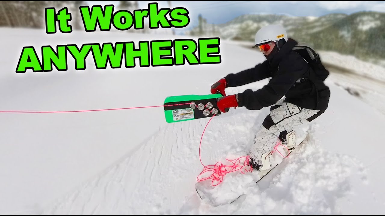 WORLD'S FIRST PORTABLE SKI LIFT