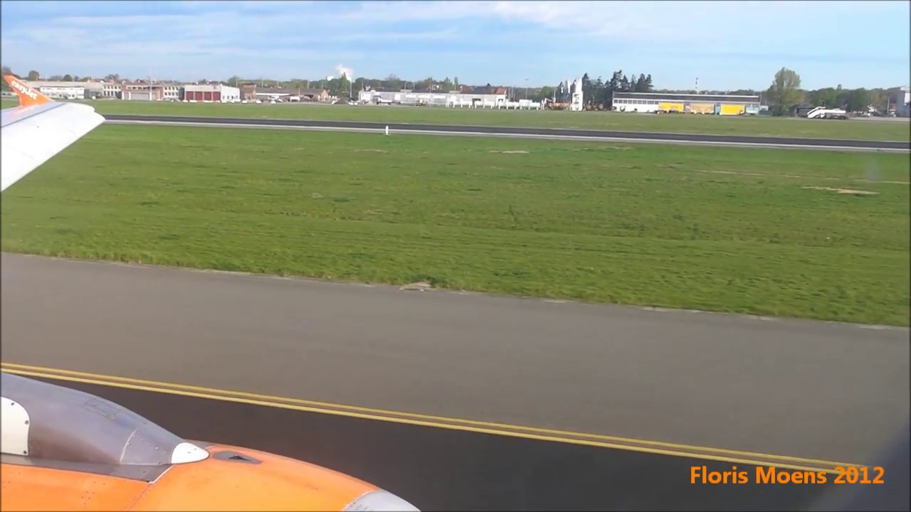 Easyjet A319 Inflight Takeoff @ Brussels Airport (BRU) to Malpensa (MXP)