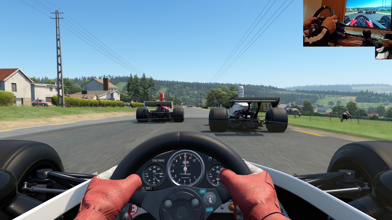 Old 14 km layout of historic Spa-Francorchamps in Automobilista 2 | AMS2