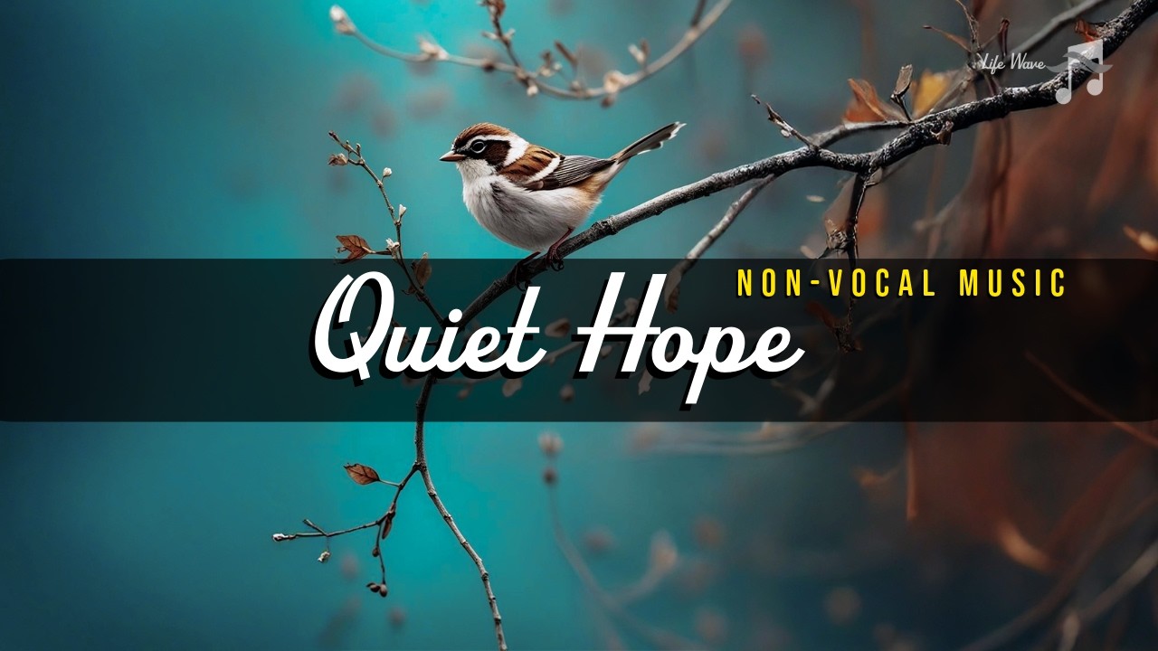 Quiet Hope in the Trees 🐦🌳 1 Hour Grounding Piano + Birds (66 BPM)