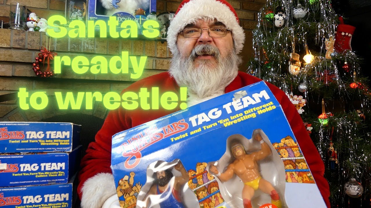 Santa destroys the value of more original toys for Christmas! #santa #christmas #toys #fun #wwe #wwf