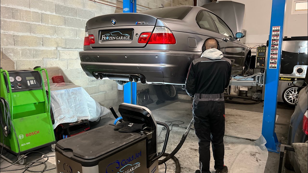 Nettoyage cryogénique M3 E46 CS