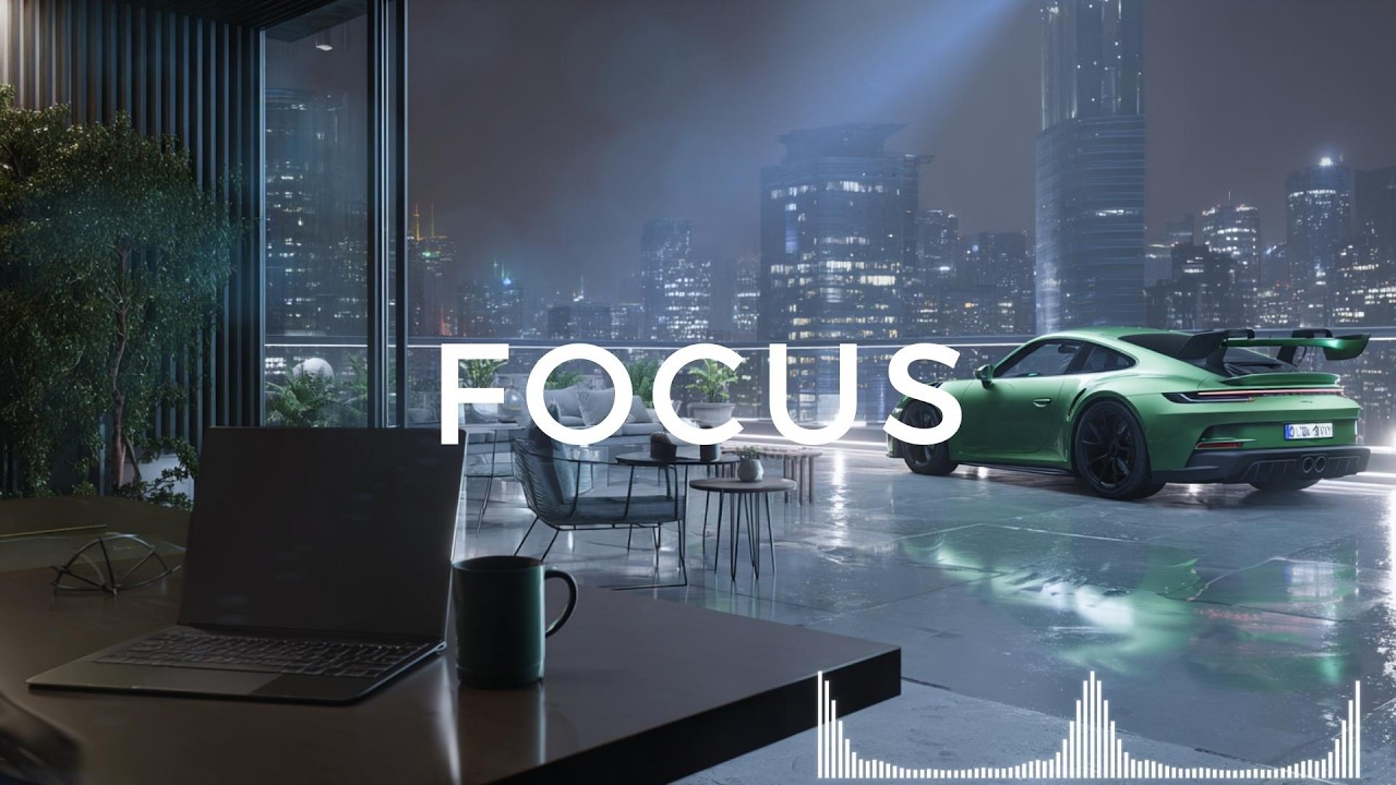 Deep Focus 🎧 Luxury Garage Ambience for Work & Study | Elite Minimalist BGM