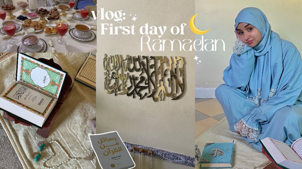 Vlog : first day of Ramadan 2023 📿🌙(productive day / Ramadan routine) أول نهار ف رمضان!