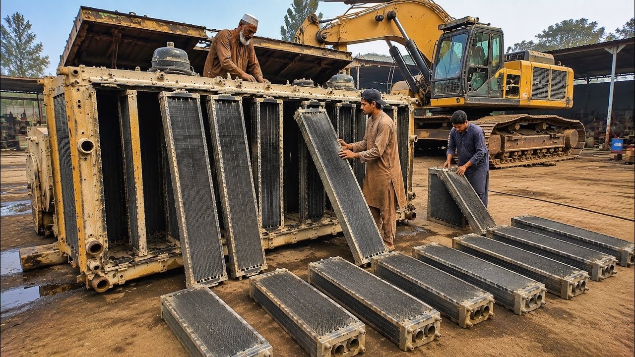 Huge Industrial Radiator Rebuilding Process | Amazing Restoration Skills