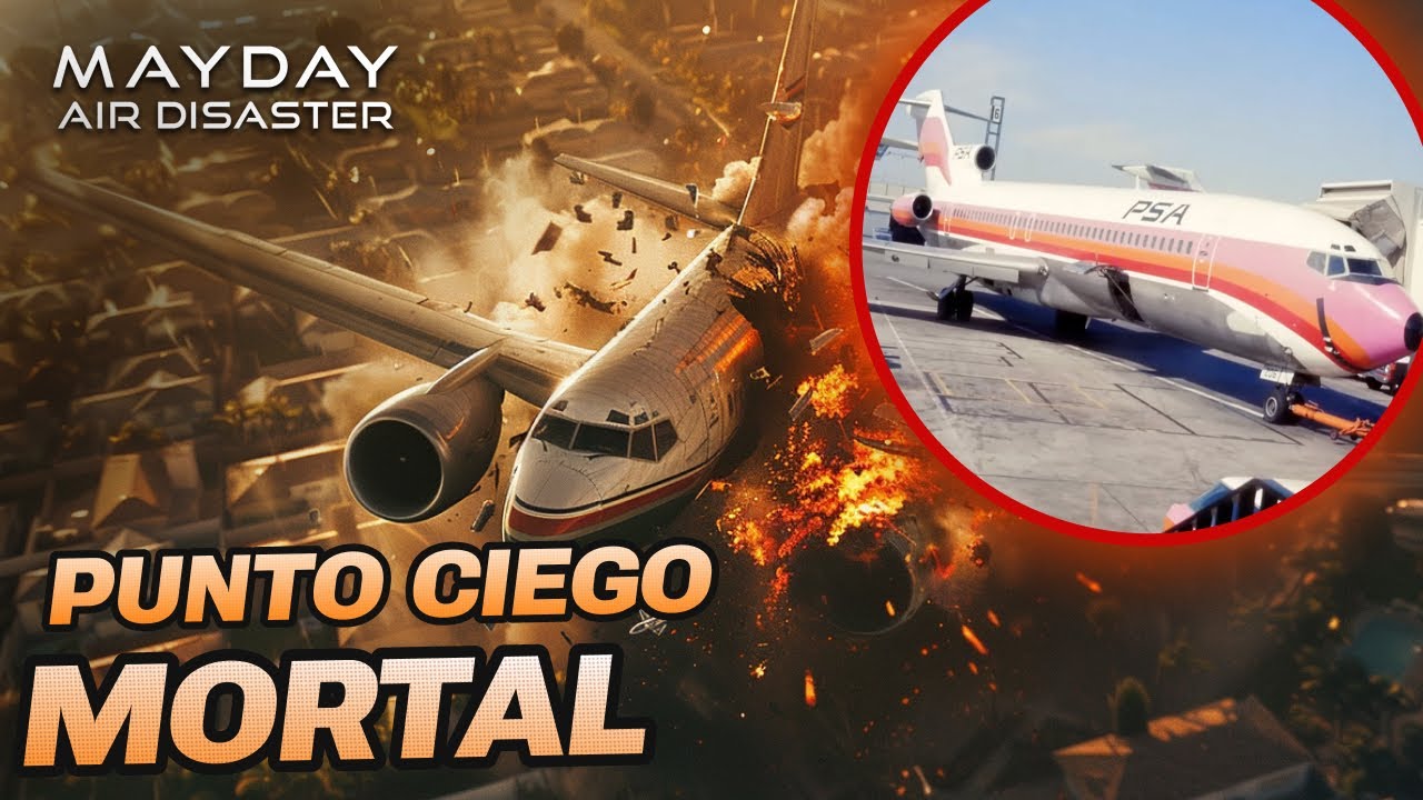 Colisión PSA 182 San Diego Punto Ciego Fatal | Mayday Catástrofe Aérea