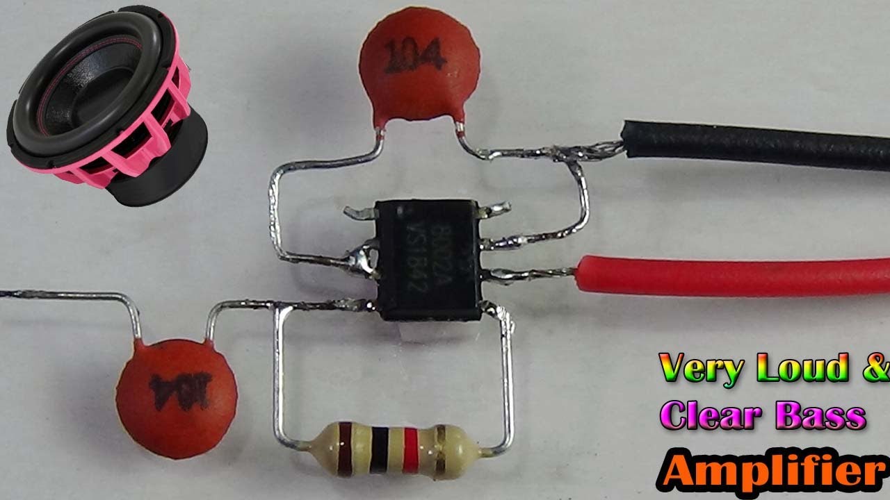 DIY Simple Very Loud & Clear Bass Amplifier || How to Make Amplifier at Home