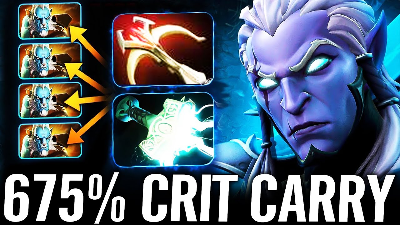 🔥 Phantom Assassin Daedalus + Mjollnir 675% CRIT Cancer Carry &mdash;100% Invincible PL Counter Dota 2 Pro