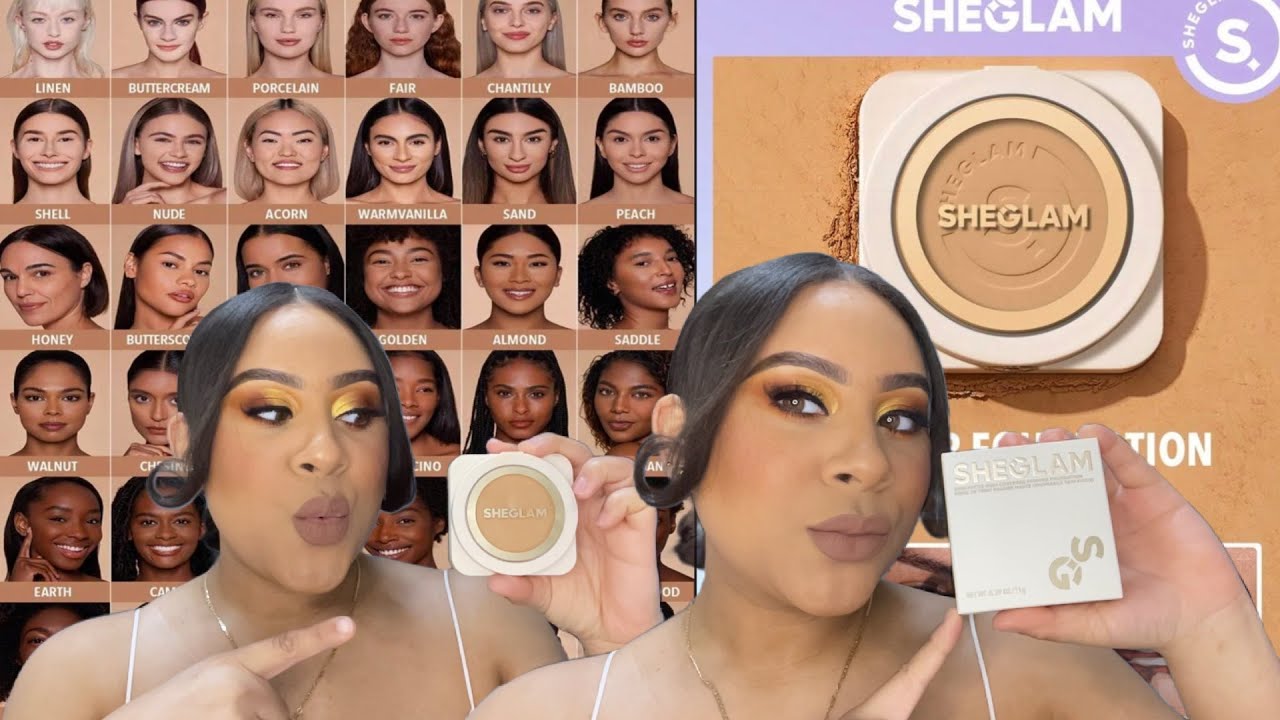 NEW‼️ SHEGLAM SKIN-FOCUS HIGH COVERAGE POWDER FOUNDATION/ 2Days Wear Test, VALE LA PENA?