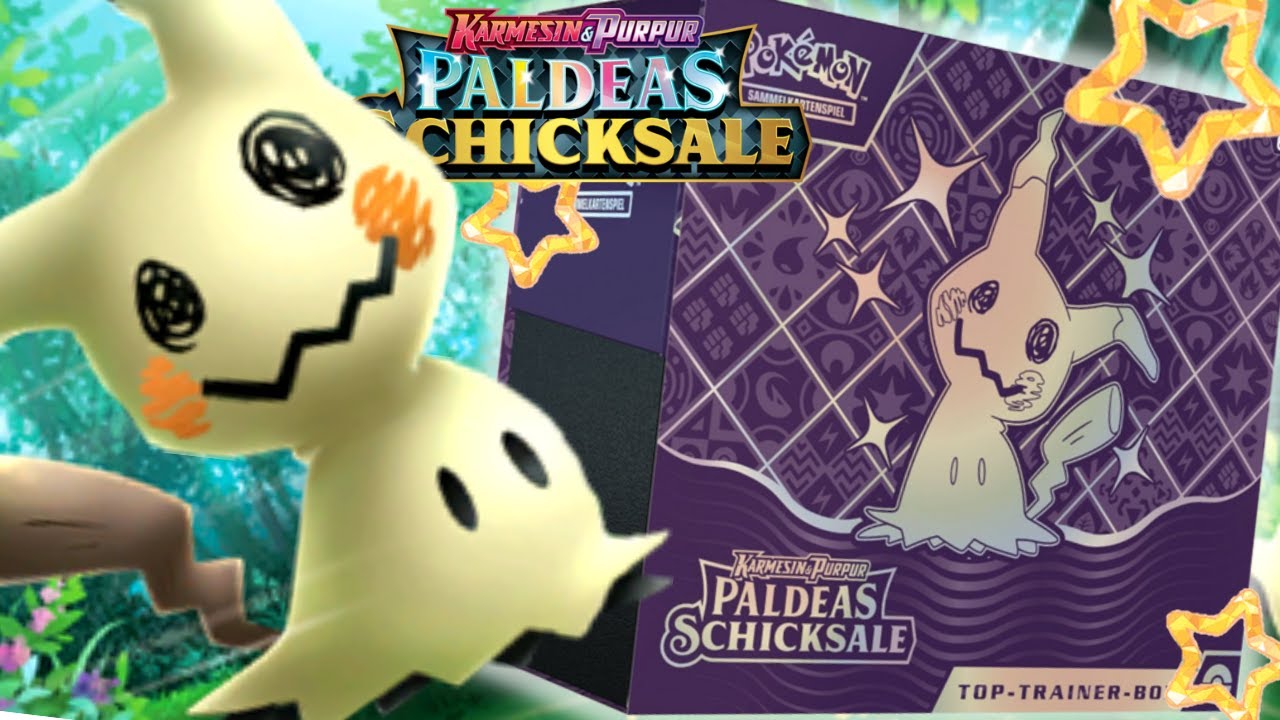 MEGA REPRINTS 🍬 Pokémon Paldeas Schicksale Top-Trainer-Box Karmesin & Purpur OPENING
