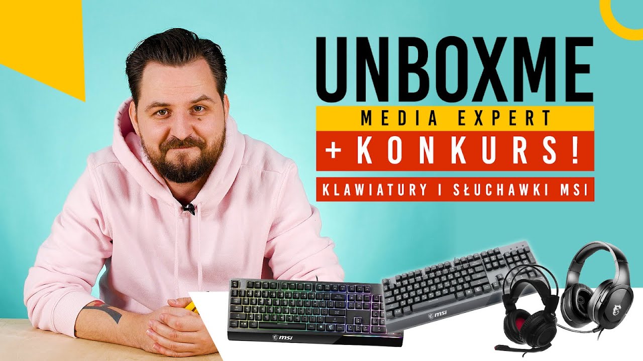 UnboxMe: Gamingowe słuchawki i klawiatura od MSI! | Wyposaż swoje stanowisko gracza | Media Expert