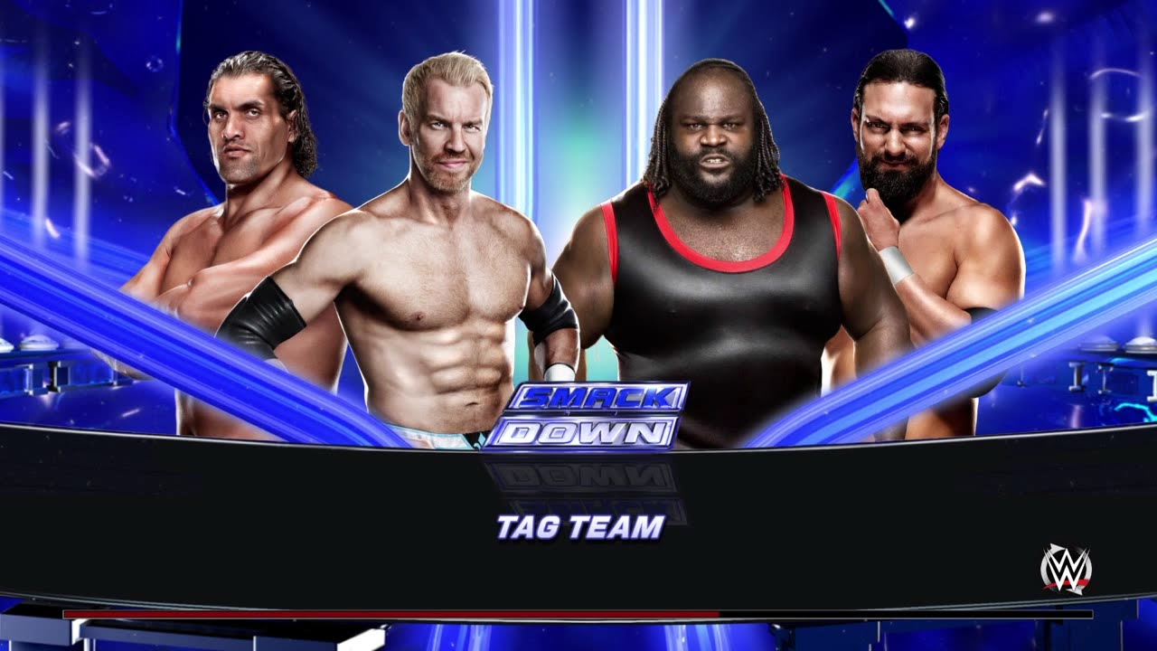 WWE 2K15- Great Khali & Christian vs Mark Henry & Damien Sandow 
