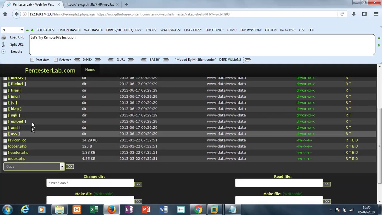 Web For Pentester File Include Example 2 Solution
