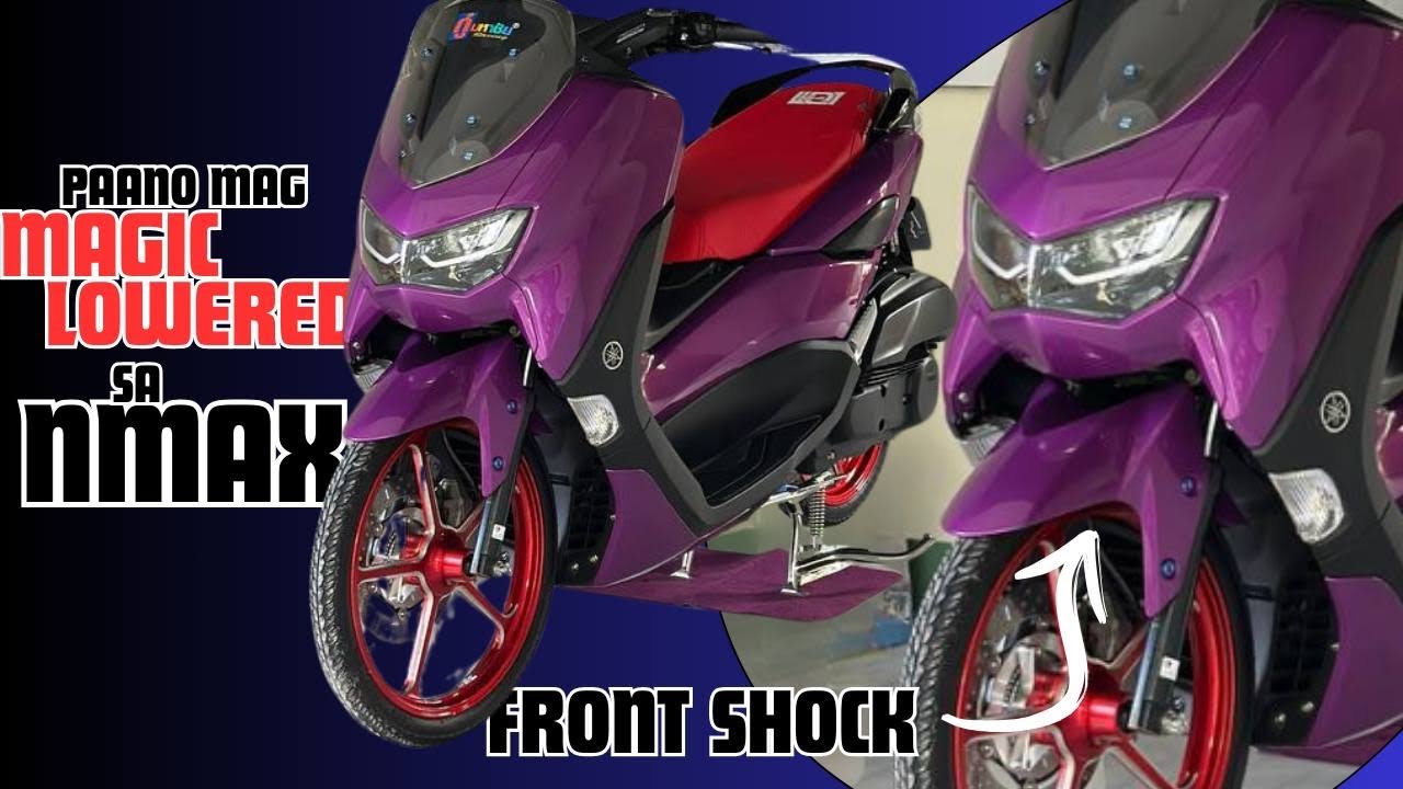 Magic lowered front shock nmax  #malaysianconcept #nmax #nmaxv2 #centiii #centivlog