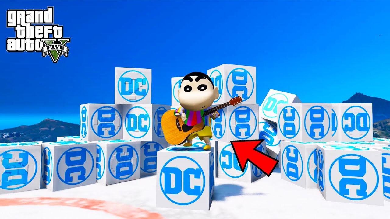 GTA 5 :  SHINCHAN OPENING DC COMICS LUCKY BOXES in GTA V !