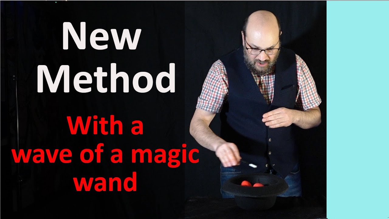Must see magic, multiplying sponge balls trick with new eruption finale.