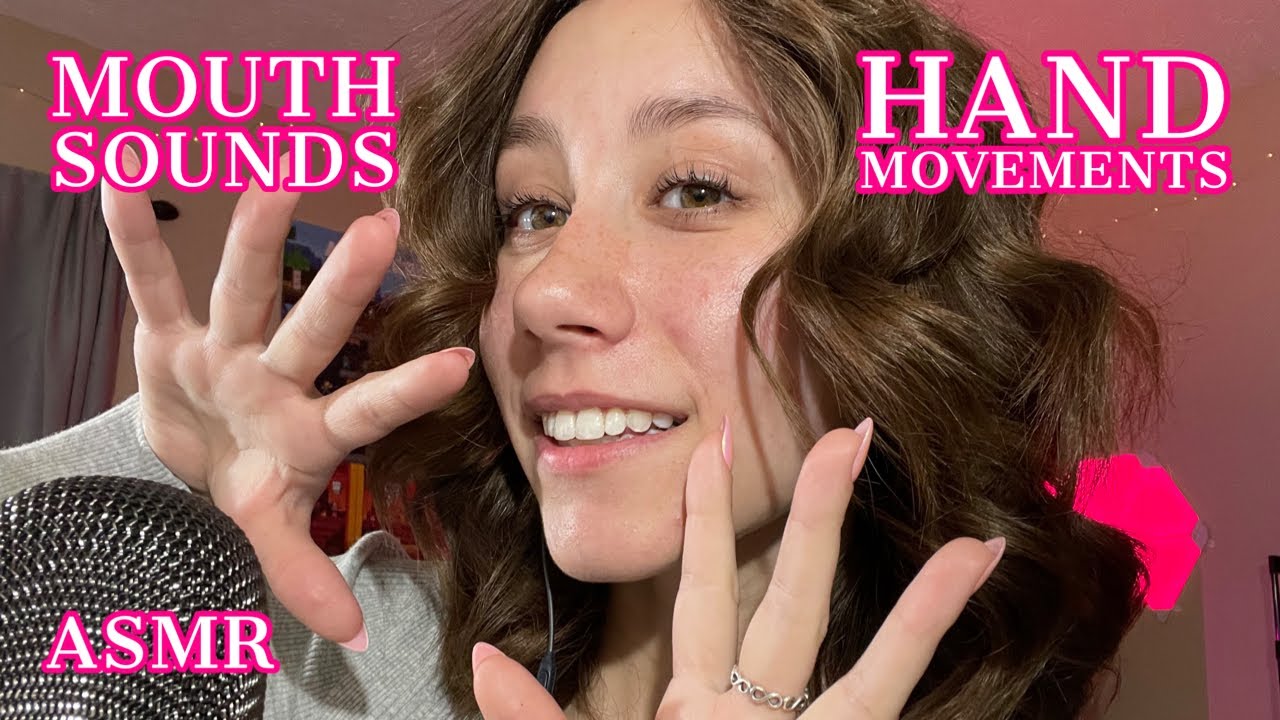 ASMR | mouth sounds and hand movements (+peripheral triggers)