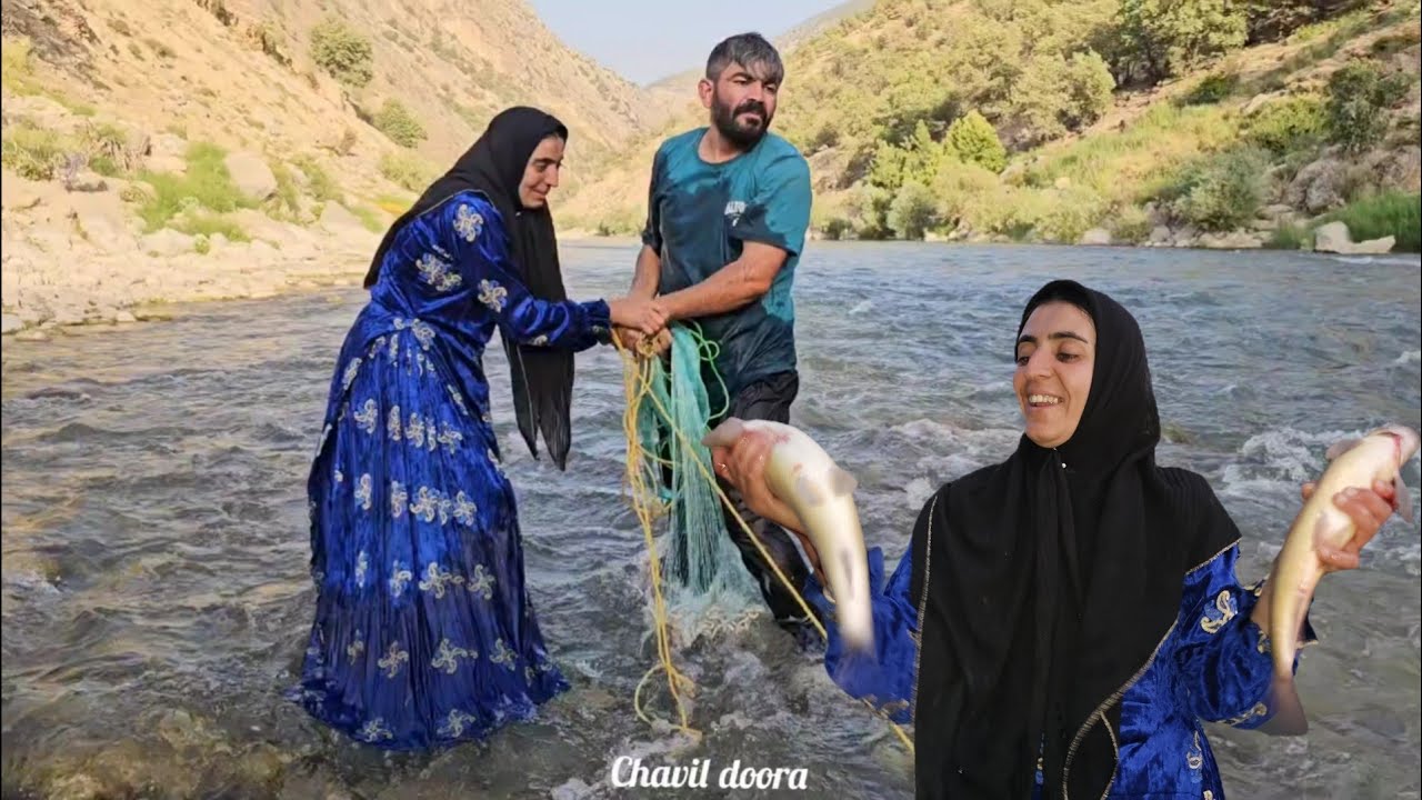 Maryam's passion for fishing in the raging river and its aftermath
