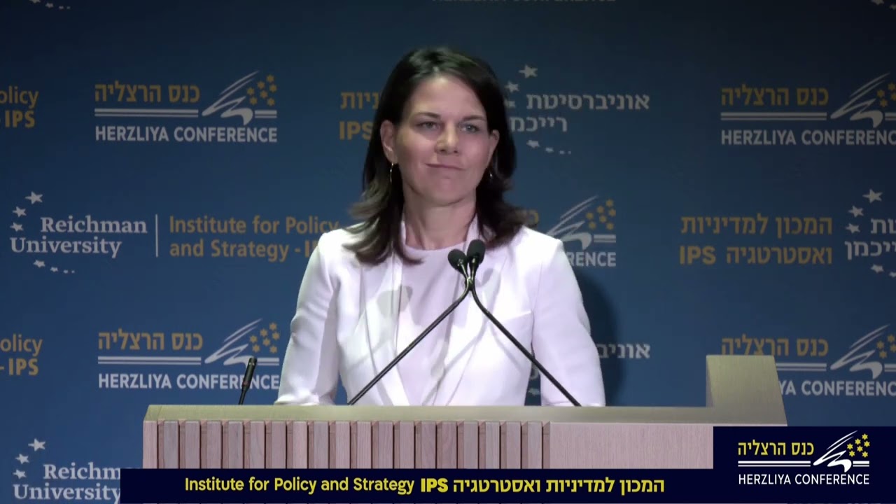 Keynote Address: H.E. Annalena Baerbock  | Herzliya Conference 2024