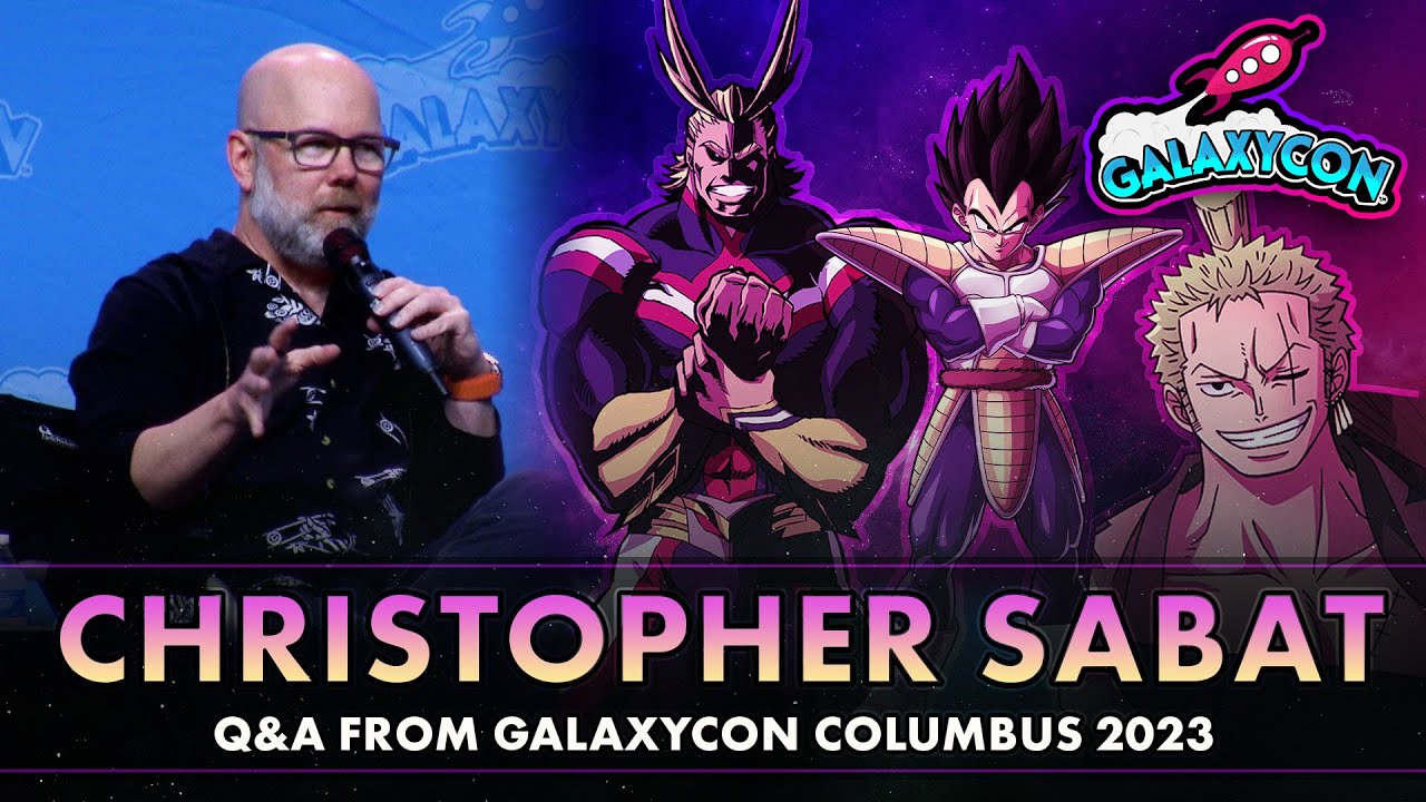 Cristopher Sabat | GalaxyCon Columbus 2023 | One Piece, My Hero Academia, Dragon Ball Z