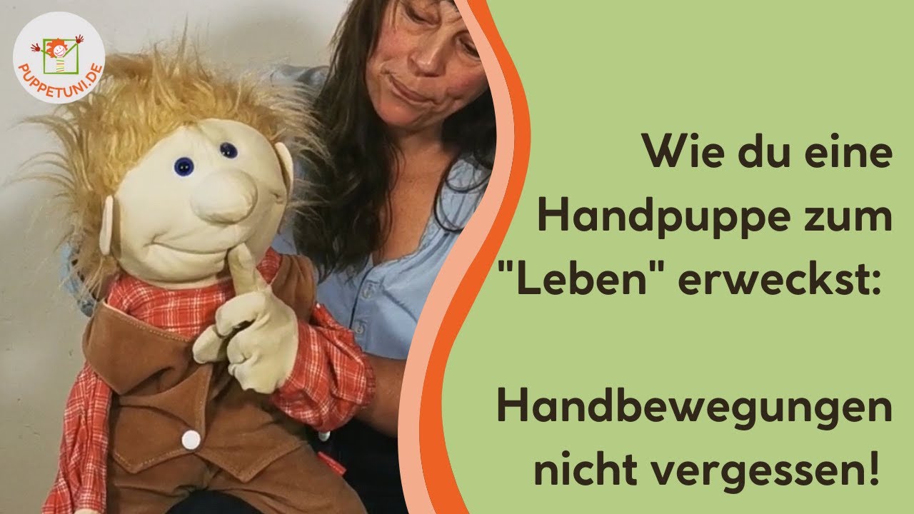 Techniktipps für Puppenspiel - die Hände richtig bewegen.
