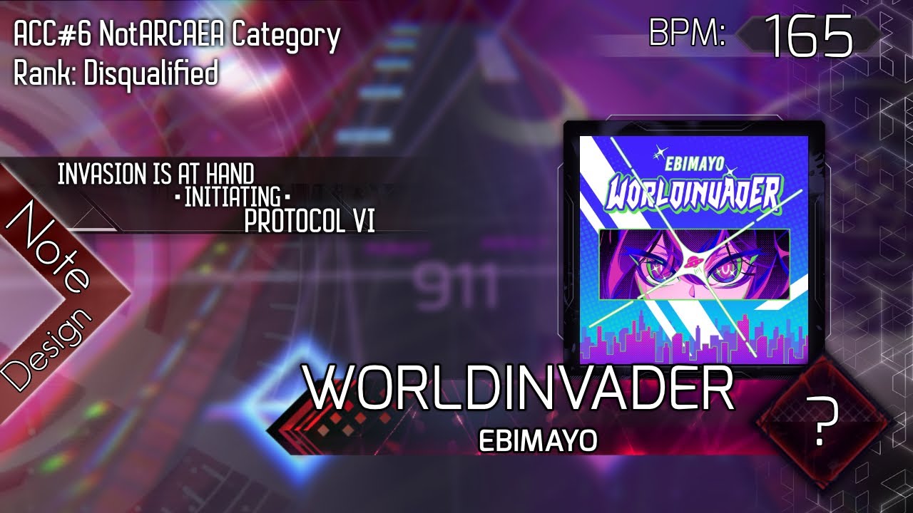 [ArcCreate/Arcaea Fanmade] WORLDINVADER - BYD ? (ACC#6 NotARCAEA)