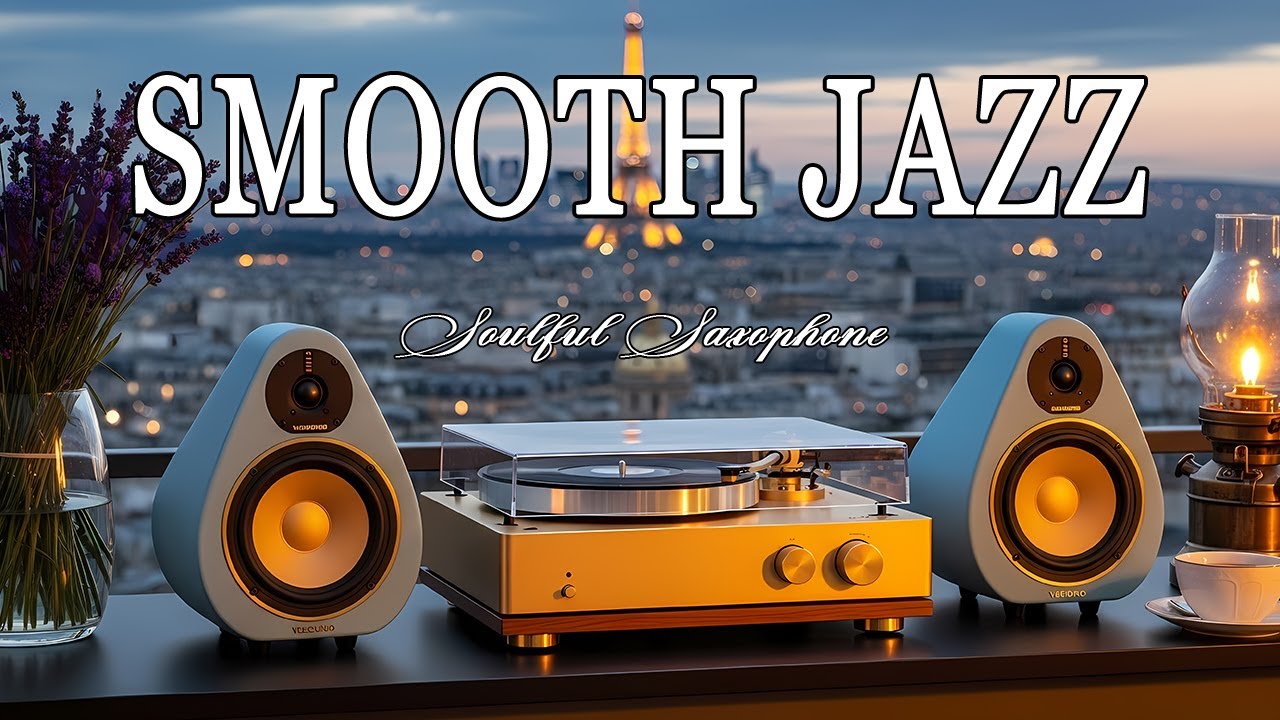 Smooth Jazz Lounge 🌆 Skyscraper Vibes for Study & Productivity 🌙