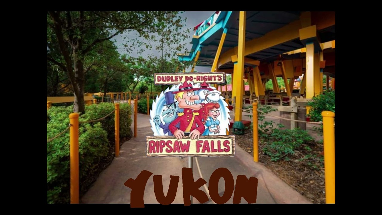 Dudley Do Rights Ripsaw Falls Yukon Town Canyon Queue loops (READ PINNED COMMENT)