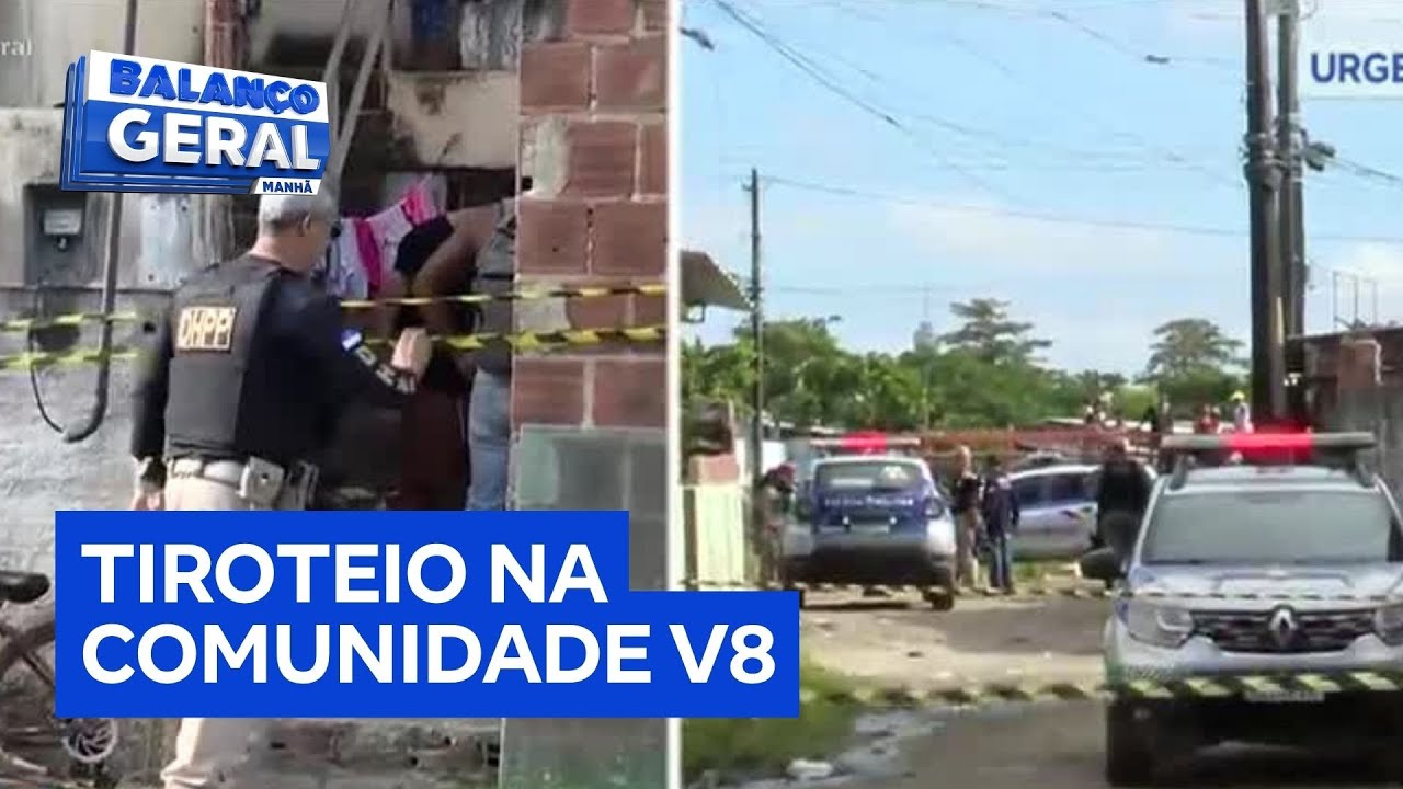 Troca de tiros na comunidade do V8, em Olinda, deixa quatro mortos