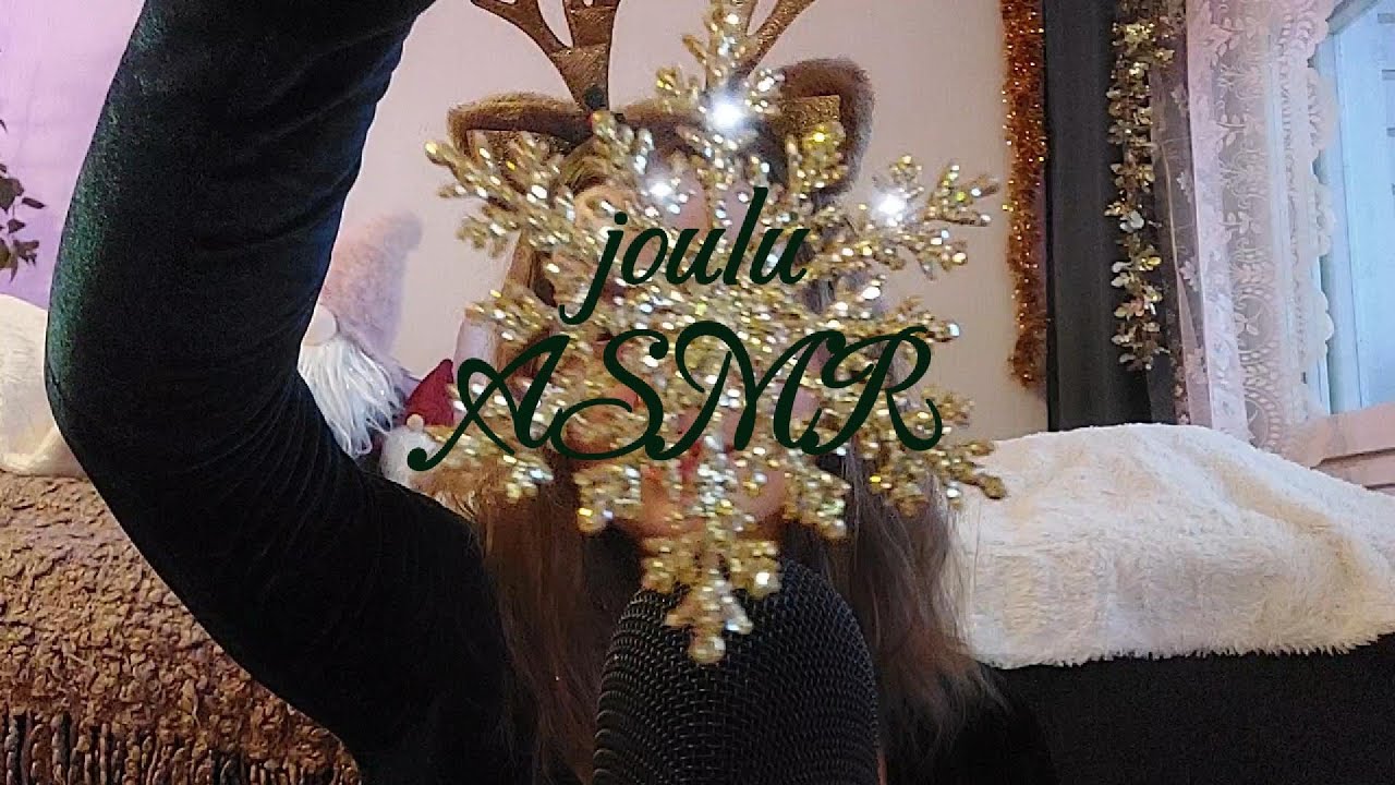 ASMR Suomi ✨️ Jouluisia triggereitä ja piparkakkutalo🎄