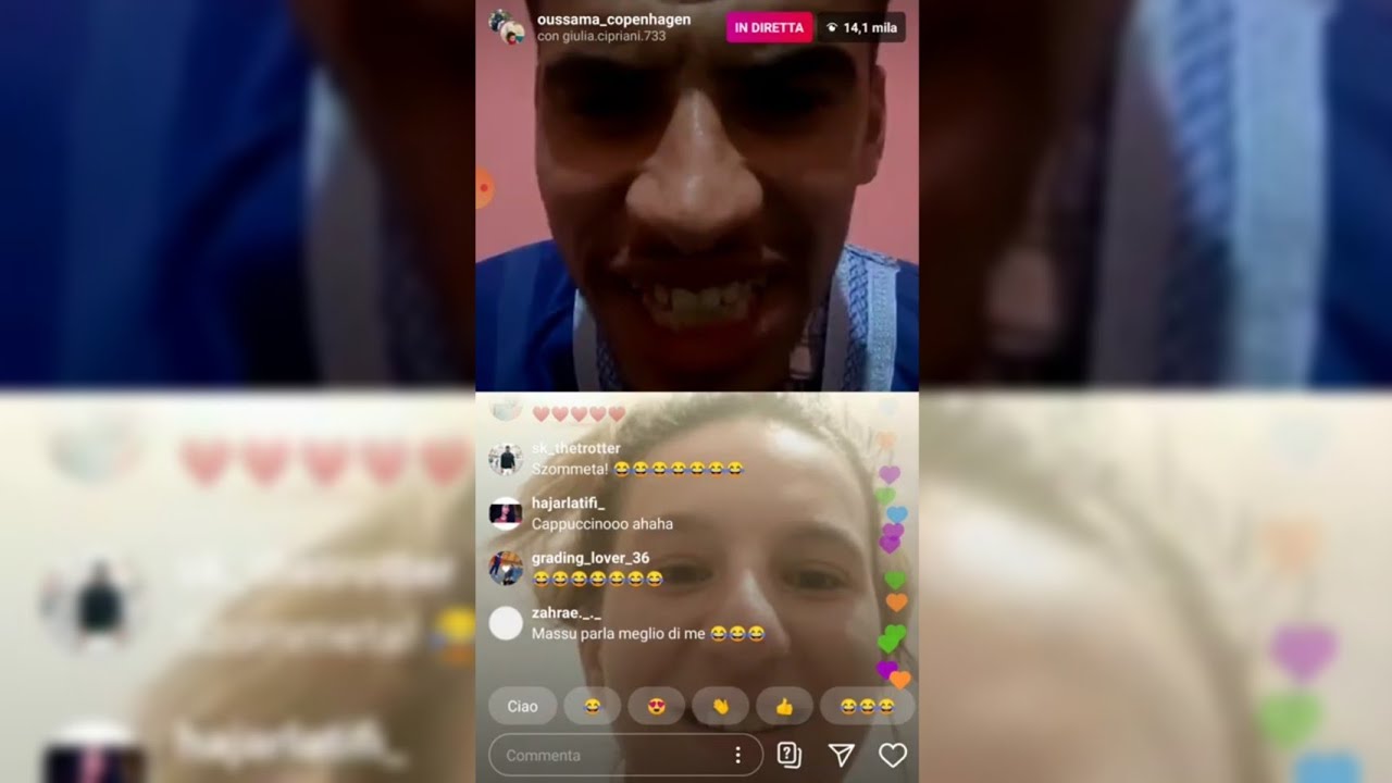 Oussama Copenhagen🇲🇦🇮🇹 Fi Live M3a Talianiya🇮🇹 Fi LMaghrib🇲🇦 Kathdar Bi L3arbia🤯😂😂