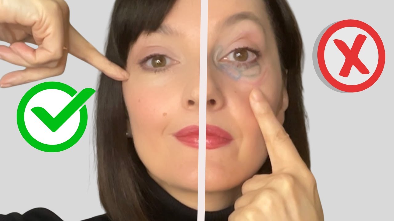 CORREGGI BORSE, OCCHIAIE E SOLCHI SU OCCHI MATURI -  Prova questa tecnica! Tutorial OVER 50