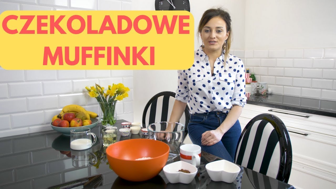 CZEKOLADOWE MUFFINY - PROSTY PRZEPIS BEZ MIKSERA