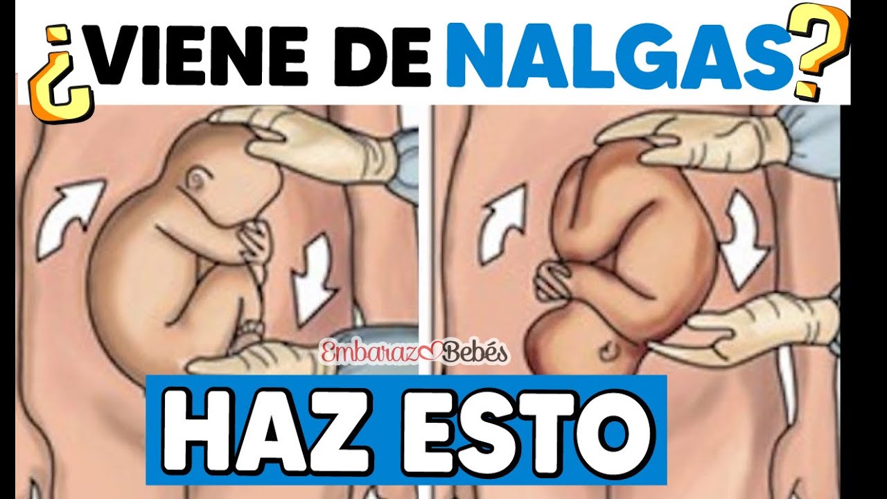 🌀 🤰 Cómo GIRAR A UN BEBÉ que viene DE NALGAS: 4 EJERCICIOS Preparto