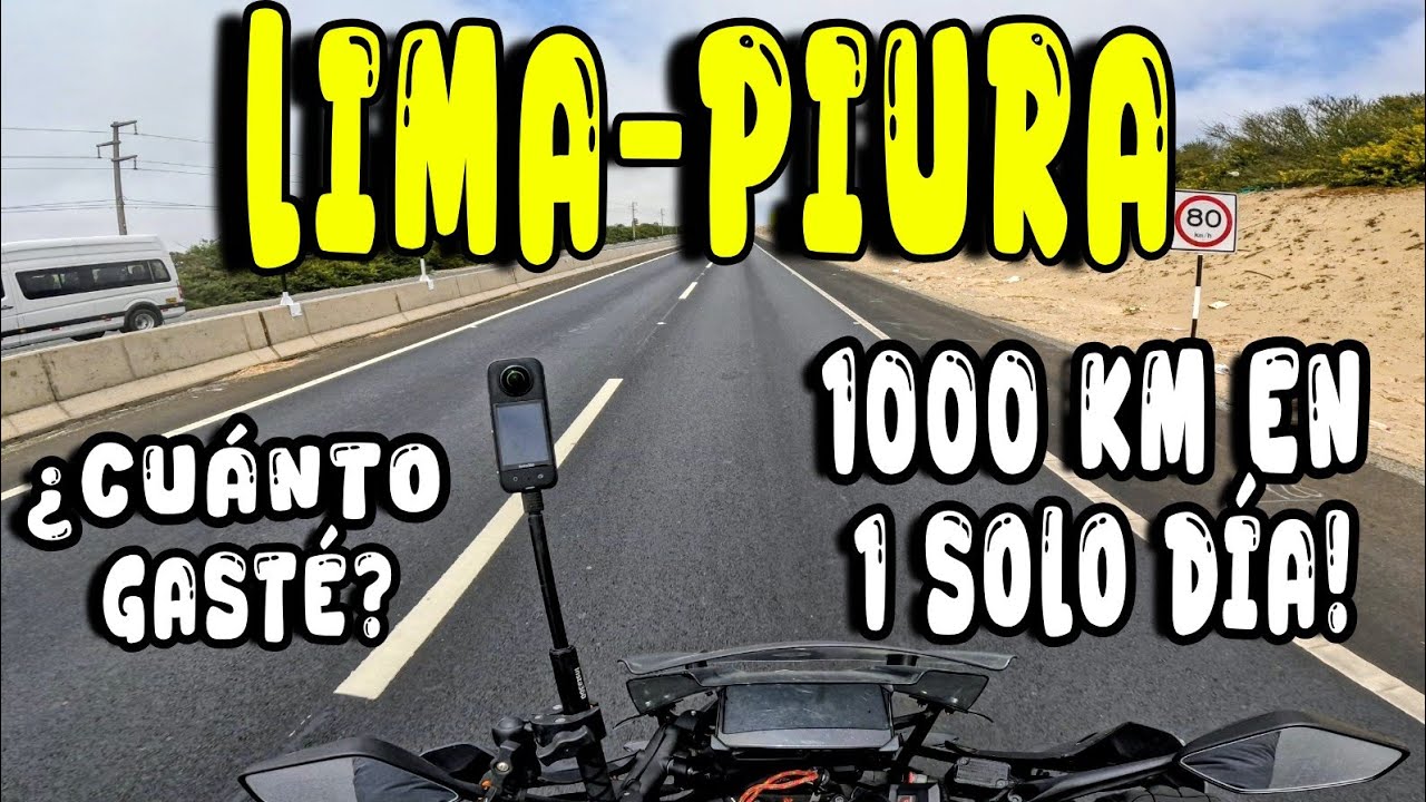 LIMA – PIURA en 1 SOLO DÍA en la Dominar 400😳🏍️ | Esto fue lo que gasté en gasolina.