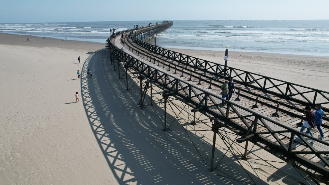 Pimentel, Chiclayo, Perú. Paseo por el muelle de Pimentel #dji #peru