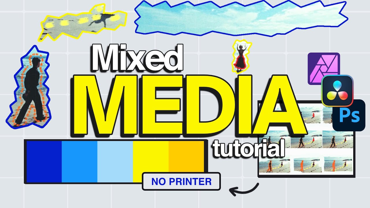 How To Create Mixed Media Animations [Without a Printer]