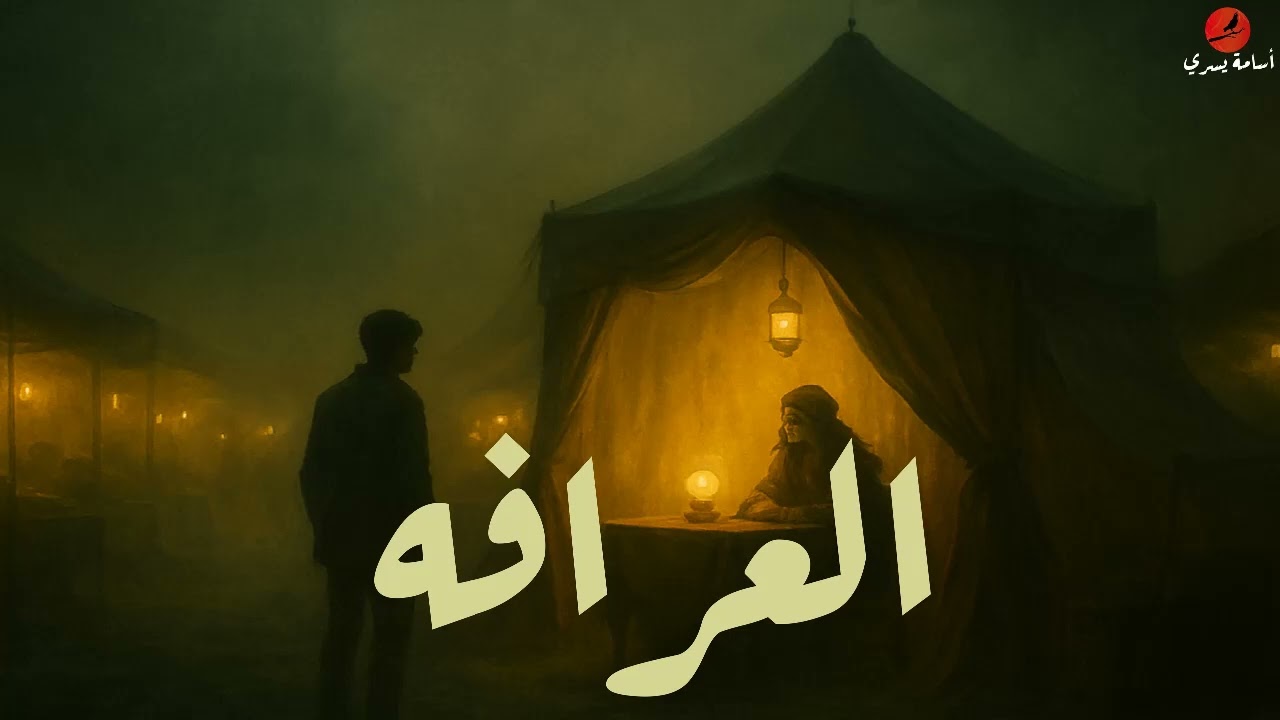 يذهب إلي أحد الأسواق ويقابل العرافة داخل الخيمة و تخبره بما ينتظره في المستقبل المظلم له !!!