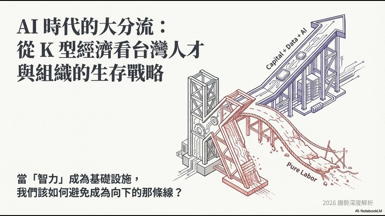 AI 時代的大分流：從 K 型經濟看台灣人才與組織的生存戰略
