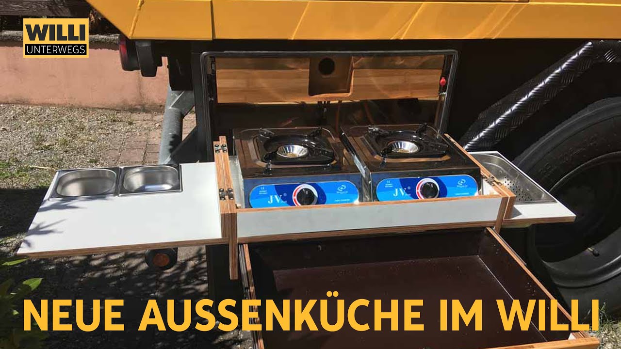 Aussenküche in unserem Expeditionsmobil Willi