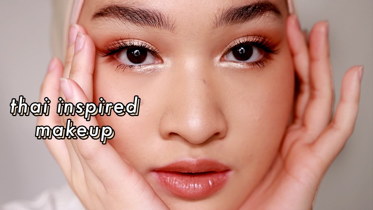 *almost* NYX One Brand Tutorial / Glowing Thai Inspired Makeup Look | Kiara Leswara