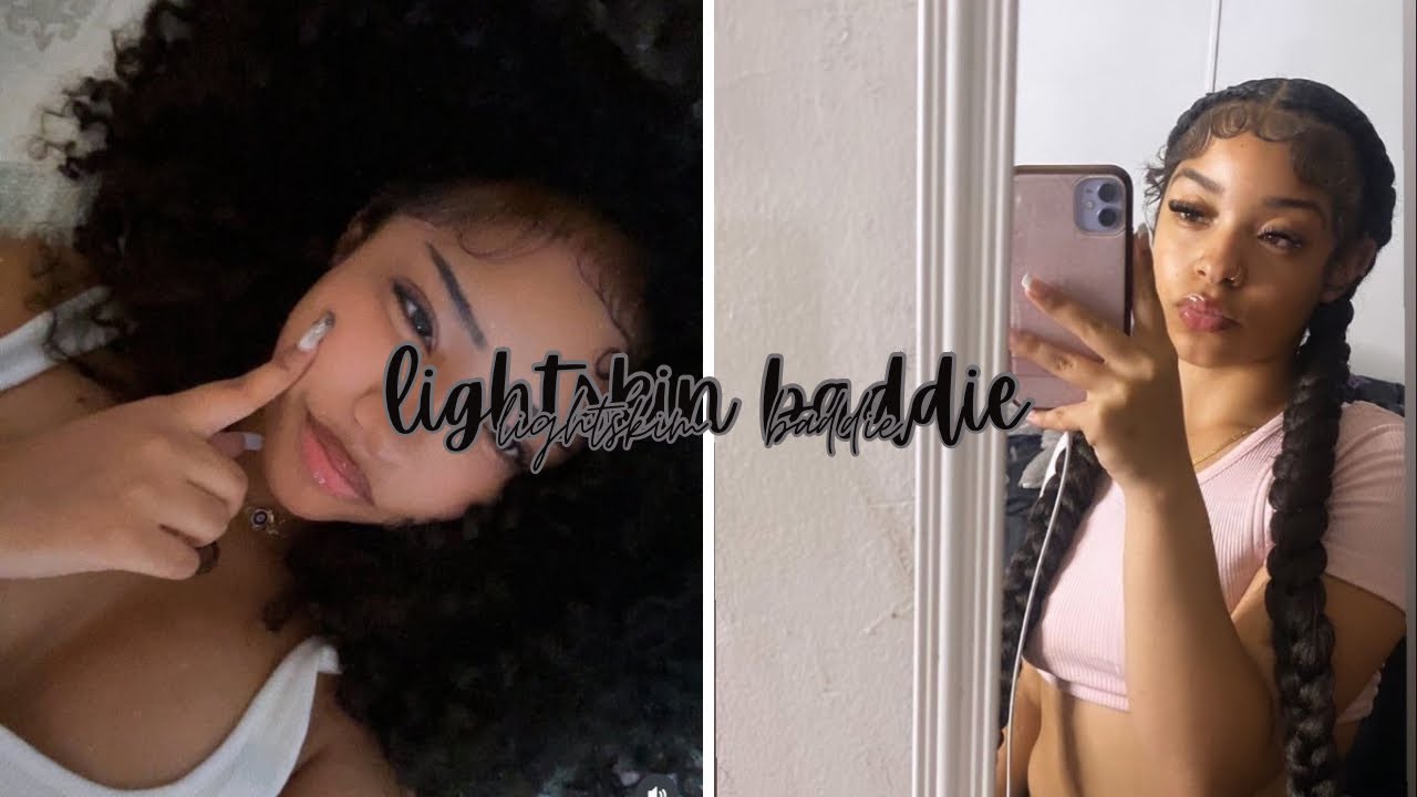 ❀      ︵   lightskin baddie in 1 listen 