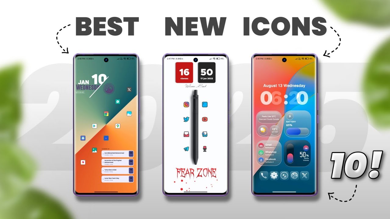 10 Best New Icon Pack For CUSTOMISATION! You Must Have These New Icons ! [September 2025]