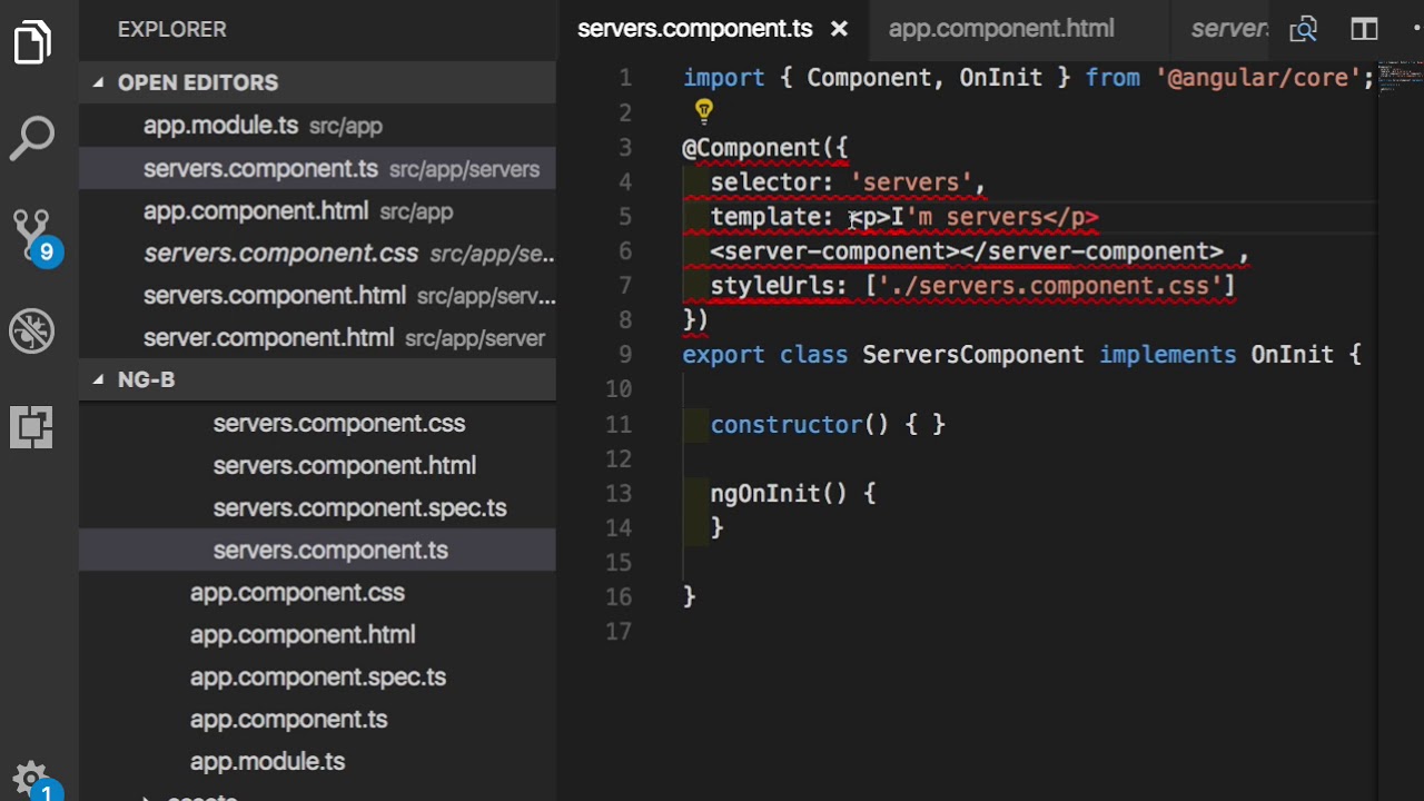 Angular 실습  009 -  inline template style