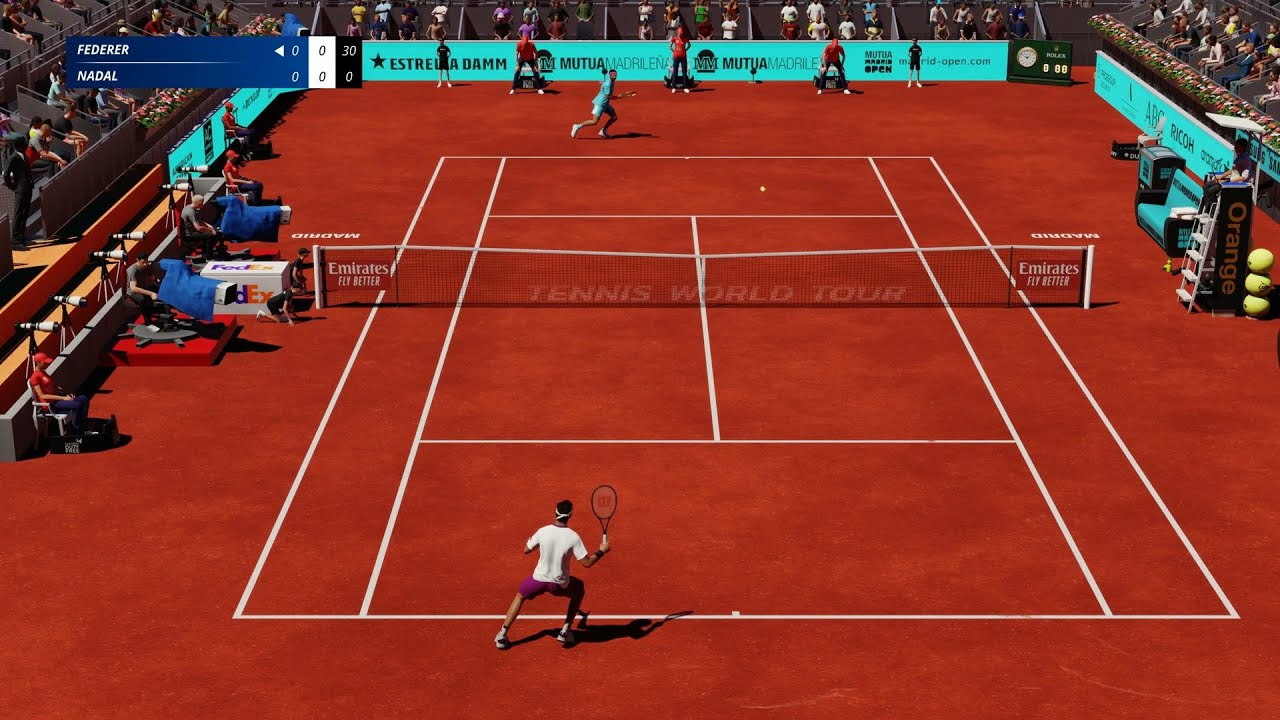 Tennis World Tour 2 - Roger Federer vs Rafael Nadal - PS5 Gameplay